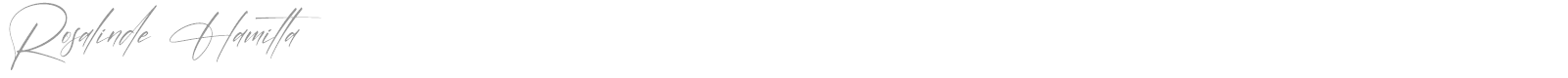Rosalinde Hamilta font preview